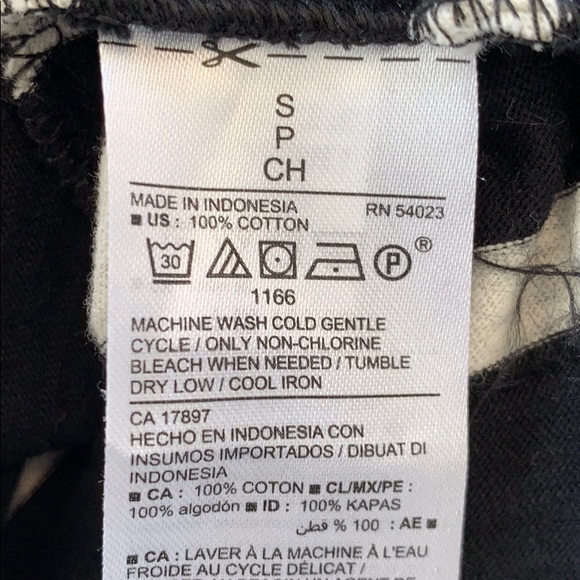 Striped lace up tee - Picture 6 of 6